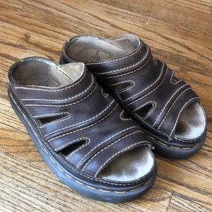 Vintage Dr. Martens Sandals Brown leather sz US7